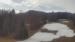 Dojezd hlavní sjezdovky