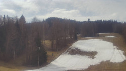 Dojezd hlavní sjezdovky