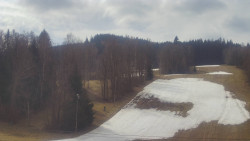 Dojezd hlavní sjezdovky