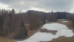 Dojezd hlavní sjezdovky