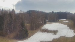 Dojezd hlavní sjezdovky