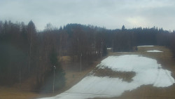 Dojezd hlavní sjezdovky