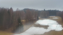 Dojezd hlavní sjezdovky