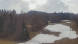 Dojezd hlavní sjezdovky