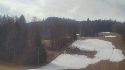 Dojezd hlavní sjezdovky