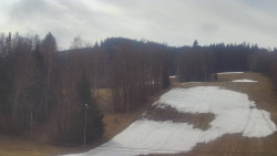 Dojezd hlavní sjezdovky