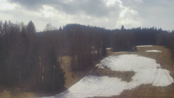 Dojezd hlavní sjezdovky