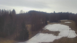 Dojezd hlavní sjezdovky