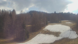 Dojezd hlavní sjezdovky