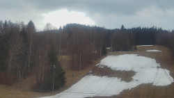 Dojezd hlavní sjezdovky