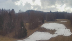 Dojezd hlavní sjezdovky