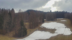 Dojezd hlavní sjezdovky