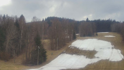 Dojezd hlavní sjezdovky