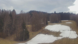 Dojezd hlavní sjezdovky