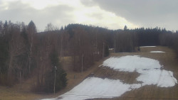 Dojezd hlavní sjezdovky