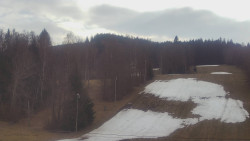 Dojezd hlavní sjezdovky