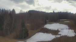 Dojezd hlavní sjezdovky