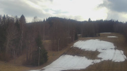 Dojezd hlavní sjezdovky