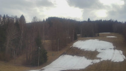 Dojezd hlavní sjezdovky