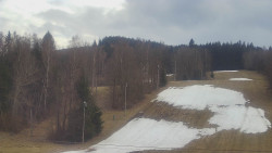 Dojezd hlavní sjezdovky