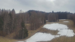 Dojezd hlavní sjezdovky