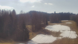 Dojezd hlavní sjezdovky