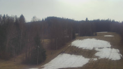 Dojezd hlavní sjezdovky