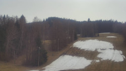 Dojezd hlavní sjezdovky