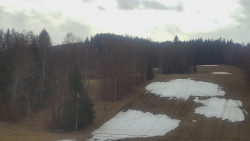 Dojezd hlavní sjezdovky