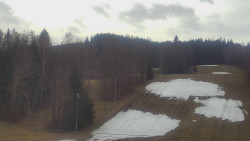 Dojezd hlavní sjezdovky