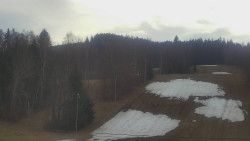 Dojezd hlavní sjezdovky