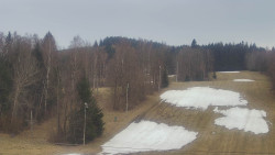 Dojezd hlavní sjezdovky