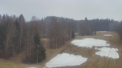 Dojezd hlavní sjezdovky