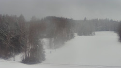 Dojezd hlavní sjezdovky