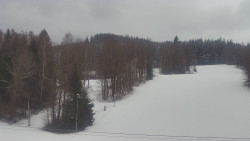 Dojezd hlavní sjezdovky