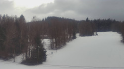 Dojezd hlavní sjezdovky