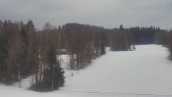 Dojezd hlavní sjezdovky