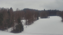 Dojezd hlavní sjezdovky