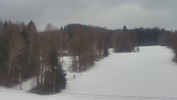 Dojezd hlavní sjezdovky