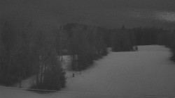 Dojezd hlavní sjezdovky