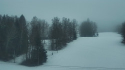 Dojezd hlavní sjezdovky