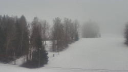 Dojezd hlavní sjezdovky