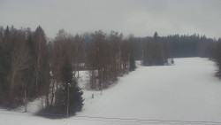 Dojezd hlavní sjezdovky