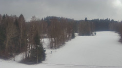 Dojezd hlavní sjezdovky