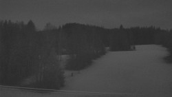 Dojezd hlavní sjezdovky