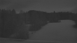 Dojezd hlavní sjezdovky