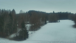 Dojezd hlavní sjezdovky