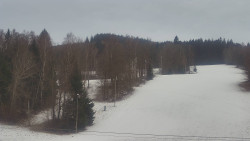 Dojezd hlavní sjezdovky