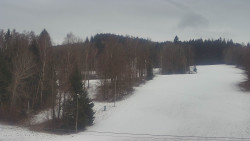 Dojezd hlavní sjezdovky