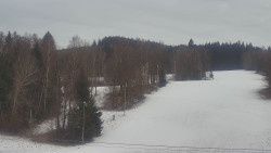 Dojezd hlavní sjezdovky